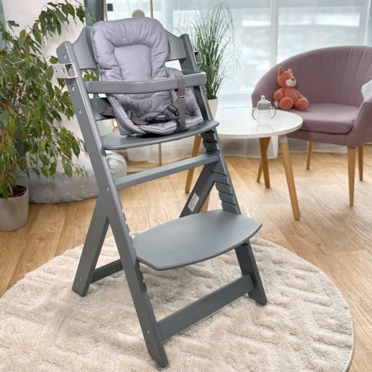 LaLoona Seat reducer for bebeconfort Timba high chair - coated - gray