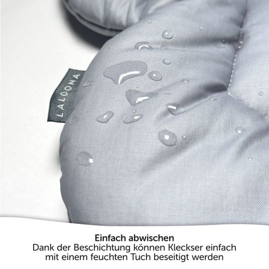 LaLoona Sitzverkleinerer für Hauck Alpha Hochstuhl - beschichtet - Grau