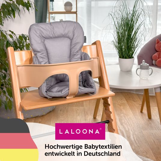 LaLoona Seat reducer for Stokke Tripp Trapp high chair - coated - gray