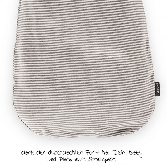 LaLoona Romper bag baby - white taupe