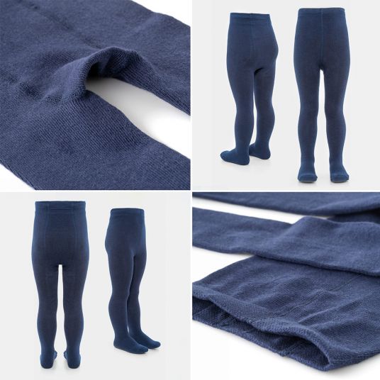 LaLoona Tights 2 pack - Navy - size 98/104
