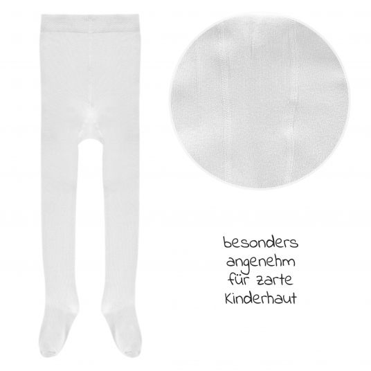 LaLoona Tights 2 pack - White - Size 86/92