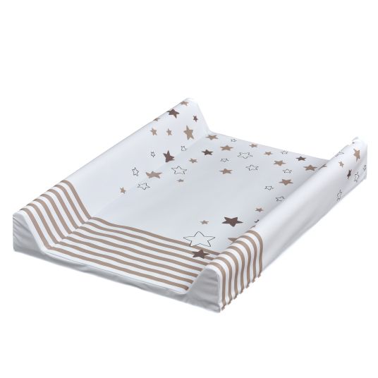 LaLoona Changing mat foil 2-wedge 50 x 70 cm - Lieblingsmensch - White