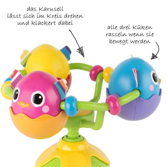 Lamaze Hochstuhl-Spielzeug Küken-Karussell