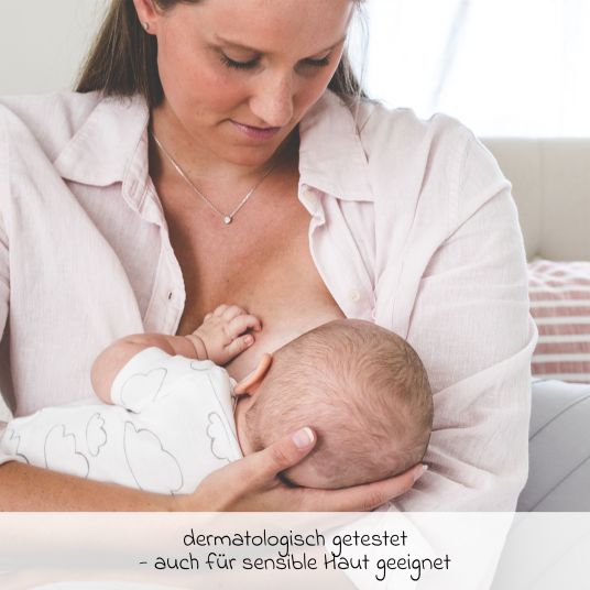 Lansinoh 70-piece breastfeeding set - electric breast pump compact + 4 glass bottles + 36 nursing pads + 25 breast milk bags + 1 nipple ointment + 3 burp cloths