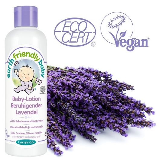 Lansinoh Baby-Lotion 250 ml - Beruhigender Lavendel