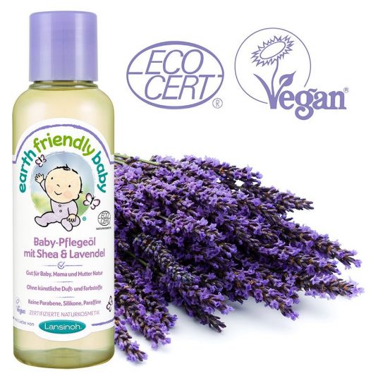 Lansinoh Baby Care Oil 125 ml - Shea & Lavender