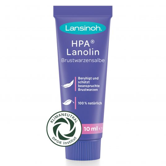 Lansinoh Nipple ointment HPA® Lanolin 10 ml tube climate neutral