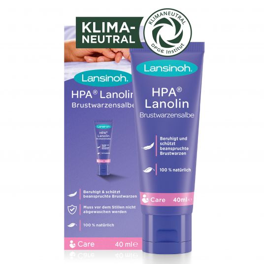 Lansinoh Nipple ointment HPA® Lanolin 40 ml tube climate neutral