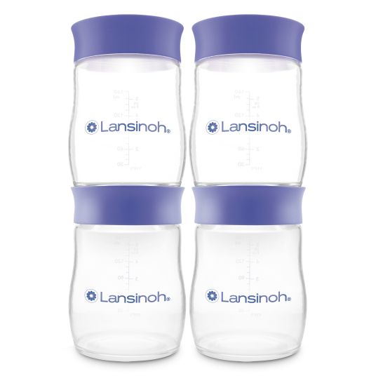 Lansinoh Muttermilchflaschen 4er Pack je 160ml