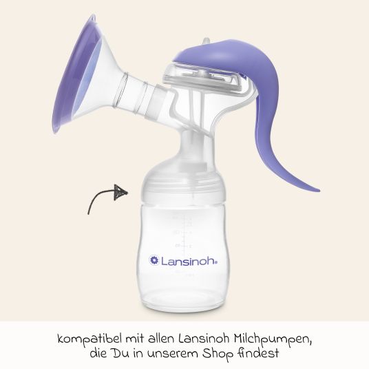 Lansinoh Muttermilchflaschen 4er Pack je 160ml