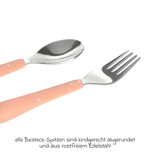 Lässig 2-tlg. Besteck-Set Cutlery - Apricot
