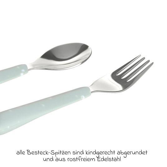 Lässig 2-piece cutlery set Cutlery - Blue