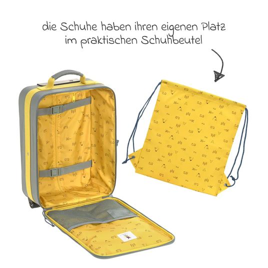 Lässig 2-piece travel set - incl. trolley + washbag - Adventure Bus