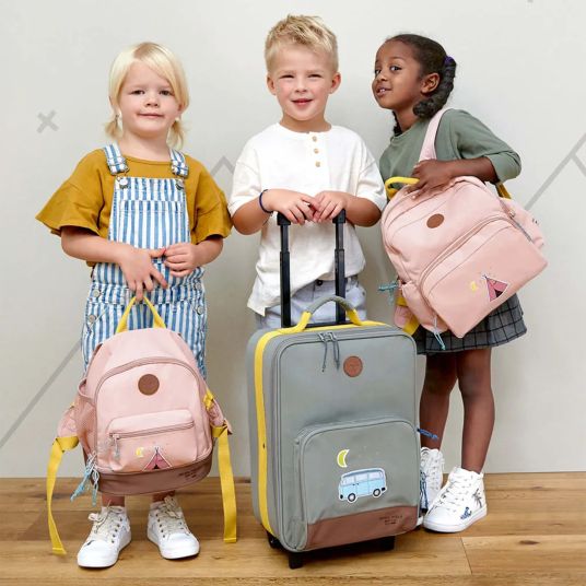 Lässig 2-piece travel set - incl. trolley + washbag - Adventure Bus