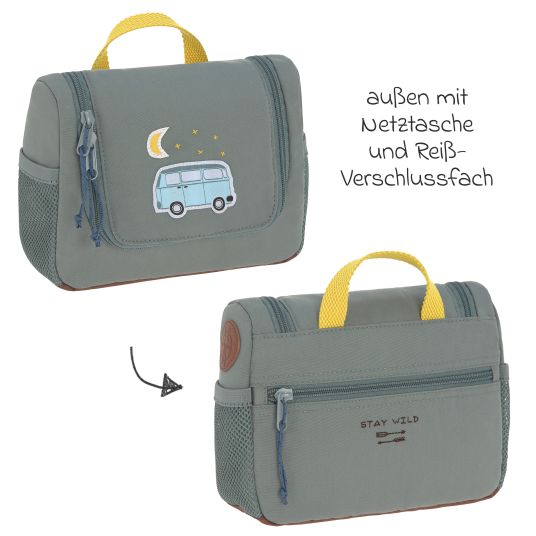 Lässig 2-piece travel set - incl. trolley + washbag - Adventure Bus