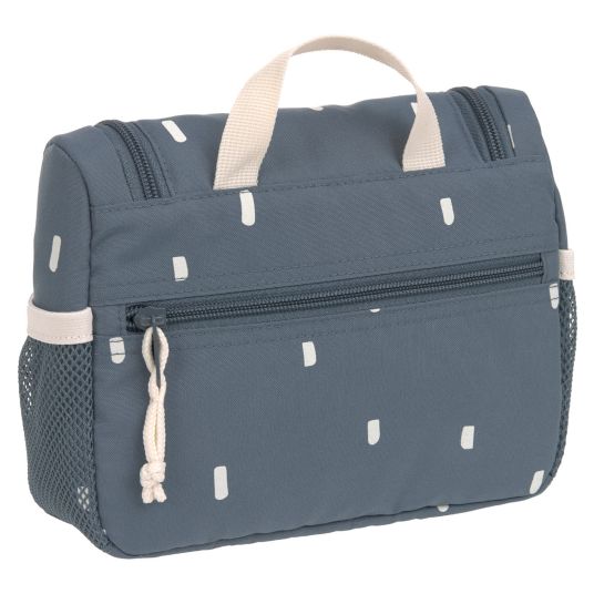 Lässig 3-piece travel set - incl. trolley + washbag + backpack - Happy Prints - Midnight Blue