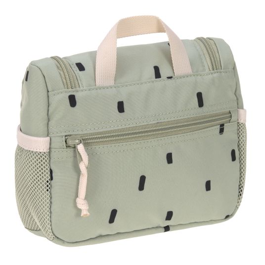 Lässig 5-tlg.Reise-Set - inkl. Trolley + Washbag + Rucksack + Lunchbox + Trinkflasche - Happy Prints - Light Olive