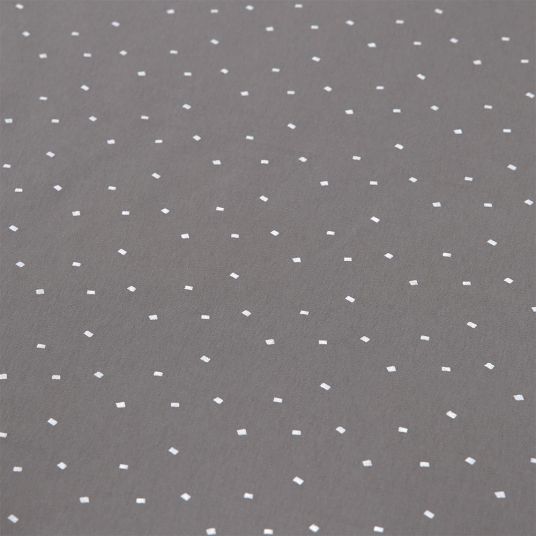 Lässig Babydecke Interlock Blanket 80 x 80 cm - Spots Anthracite