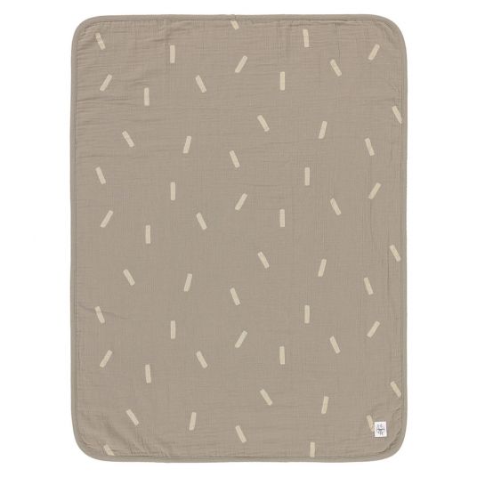 Lässig Babydecke Muselin Blanket GOTS 75 x 100 cm - Speckles Olive