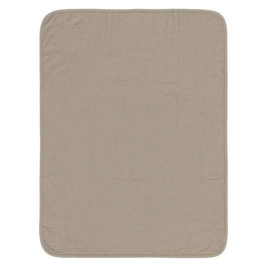 Lässig Baby blanket Muslin Blanket GOTS 75 x 100 cm - Speckles Olive