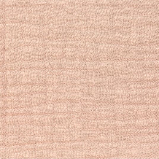 Lässig Poncho da bagno in mussola 87 x 60 cm - Rosa chiaro