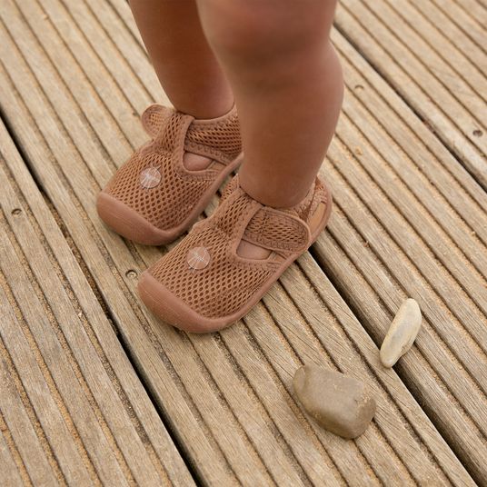 Lässig Bade-Schuh LSF Beach Sandals - Caramel - Gr. 19