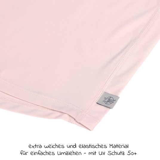 Lässig Bade-Shirt LSF Long Sleeve Rashguard - Hello Beach - Light Pink - Gr. 62/68