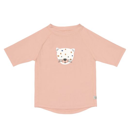 Lässig Bade-Shirt LSF Short Sleeve Rashguard - Leopard Pink - Gr. 92