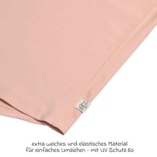 Lässig Bade-Shirt LSF Short Sleeve Rashguard - Leopard Pink - Gr. 98