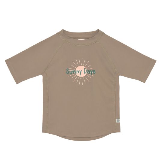 Lässig Bade-Shirt LSF Short Sleeve Rashguard - Sun Choco - Gr. 98