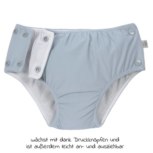 Lässig Bade-Windelhose LSF Snap Swim Diaper - Light Blue - Gr. 62/68