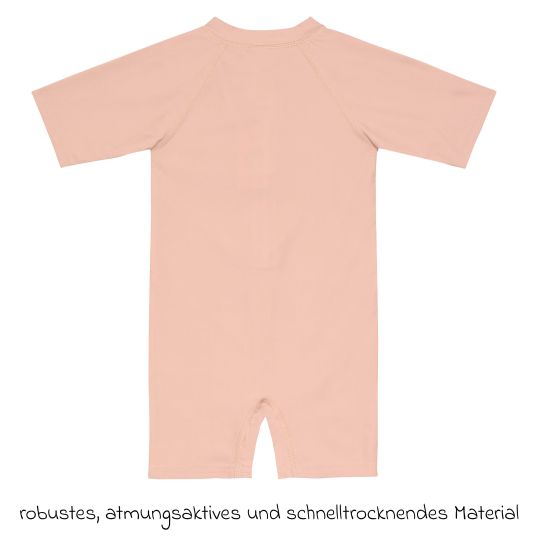 Lässig Badeanzug LSF Short Sleeve Sunsuit - Pink - Gr. 92