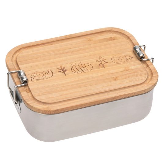 Lässig Lunchbox Stainless Steel Bamboo - Garden Explorer