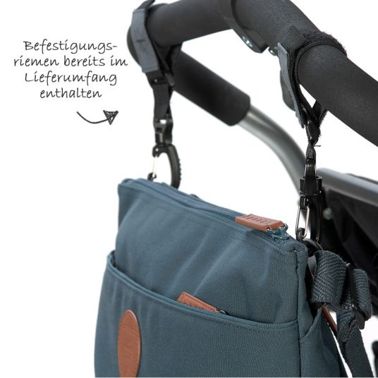 Lässig Organizzatore per passeggino e marsupio Green Label Buggy Bum Bag Adventure - Benzina