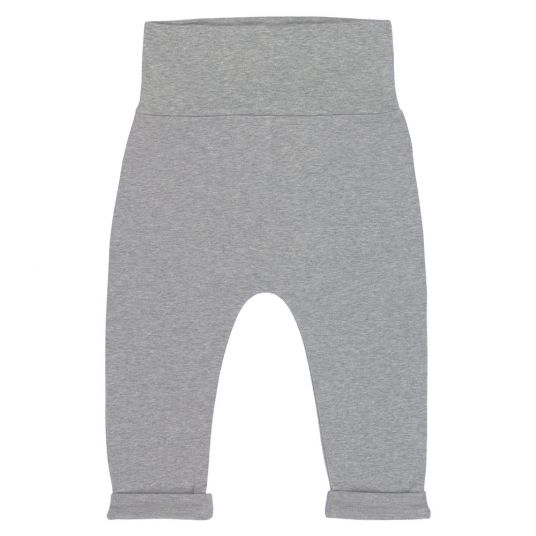 Lässig Organic cotton pants - Grey Mélange - Gr. 50/56