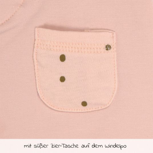 Lässig Organic Cotton Pants - Powder Pink - Size 62/68