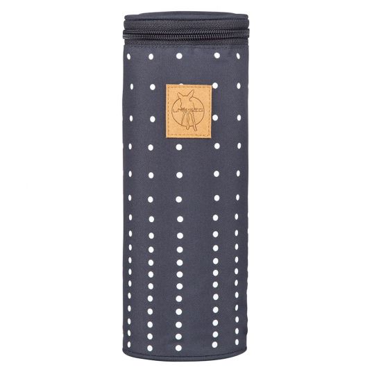 Lässig Insulated Bag Casual Bottle Holder Single - Dotted Lines - Ebony