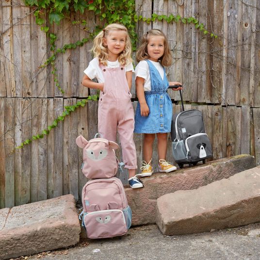 Lässig Kids suitcase / backpack Trolley Backpack - About Friends - Racoon