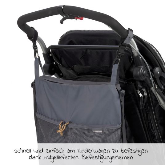Lässig Kinderwagentasche Casual Conversion Buggy Bag - Anthracite