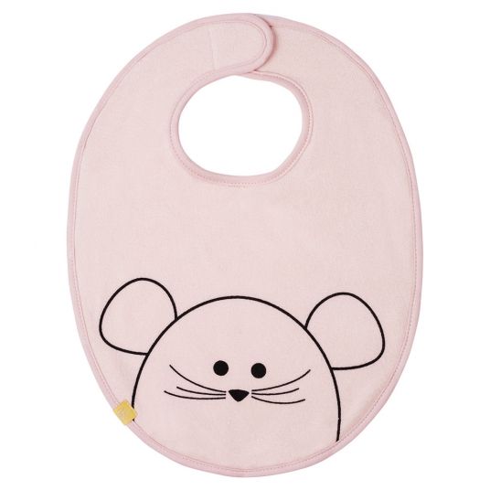 Lässig Velcro Bib Medium Bib - Little Chums Mouse