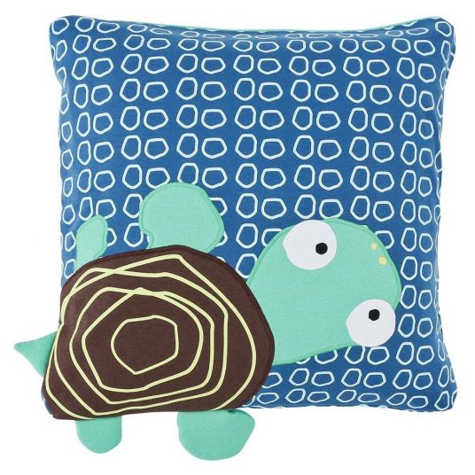 Lässig Cuddle cushion Wildlife 40 x 40 cm - Turtle
