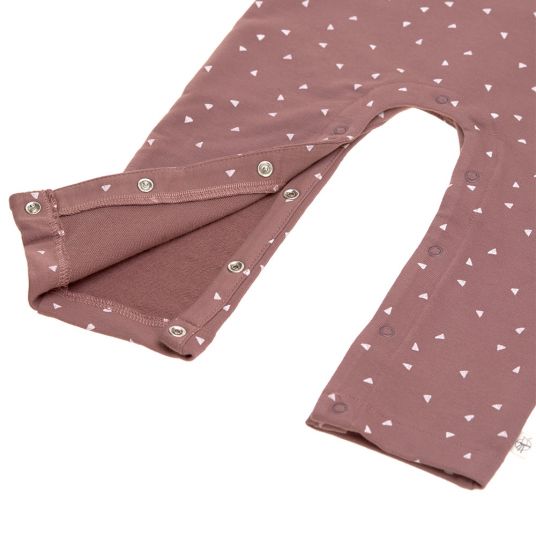 Lässig Organic cotton jumpsuit - Triangle Cinnamon - size 50/56