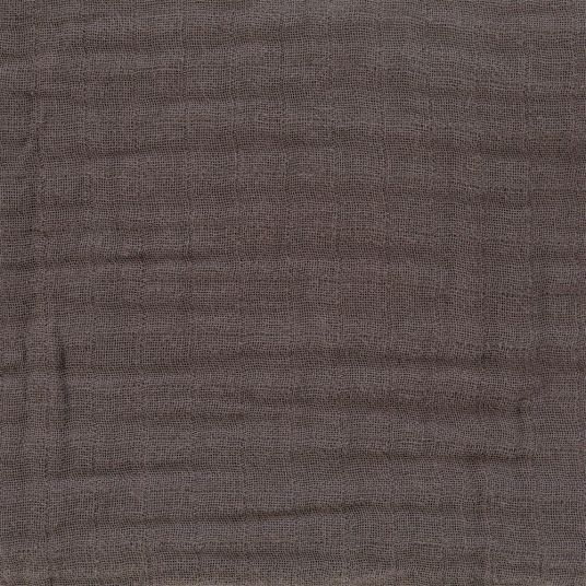 Lässig Care cloth 3 pack Muslin 30 x 30 cm - Anthracite