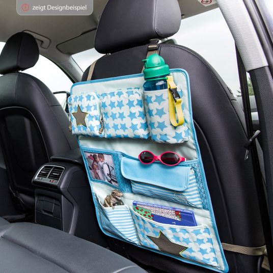 Lässig Backrest Bag Car Wrap-to-Go - About Friends - Melange Grey