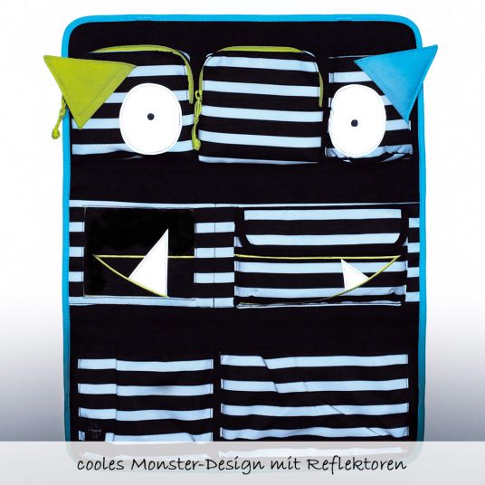Lässig Backrest Bag Car Wrap-to-Go - Little Monsters Bouncing Bob