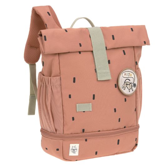 Lässig Rucksack Mini Rolltop Backpack - Happy Prints - Caramel