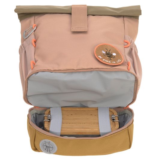 Lässig Rucksack Mini Rolltop Backpack - Nature Hazelnut