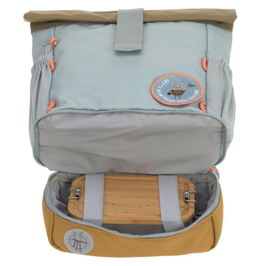 Lässig Rucksack Mini Rolltop Backpack - Nature Light Blue