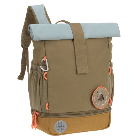 Lässig Rucksack Mini Rolltop Backpack - Nature Olive